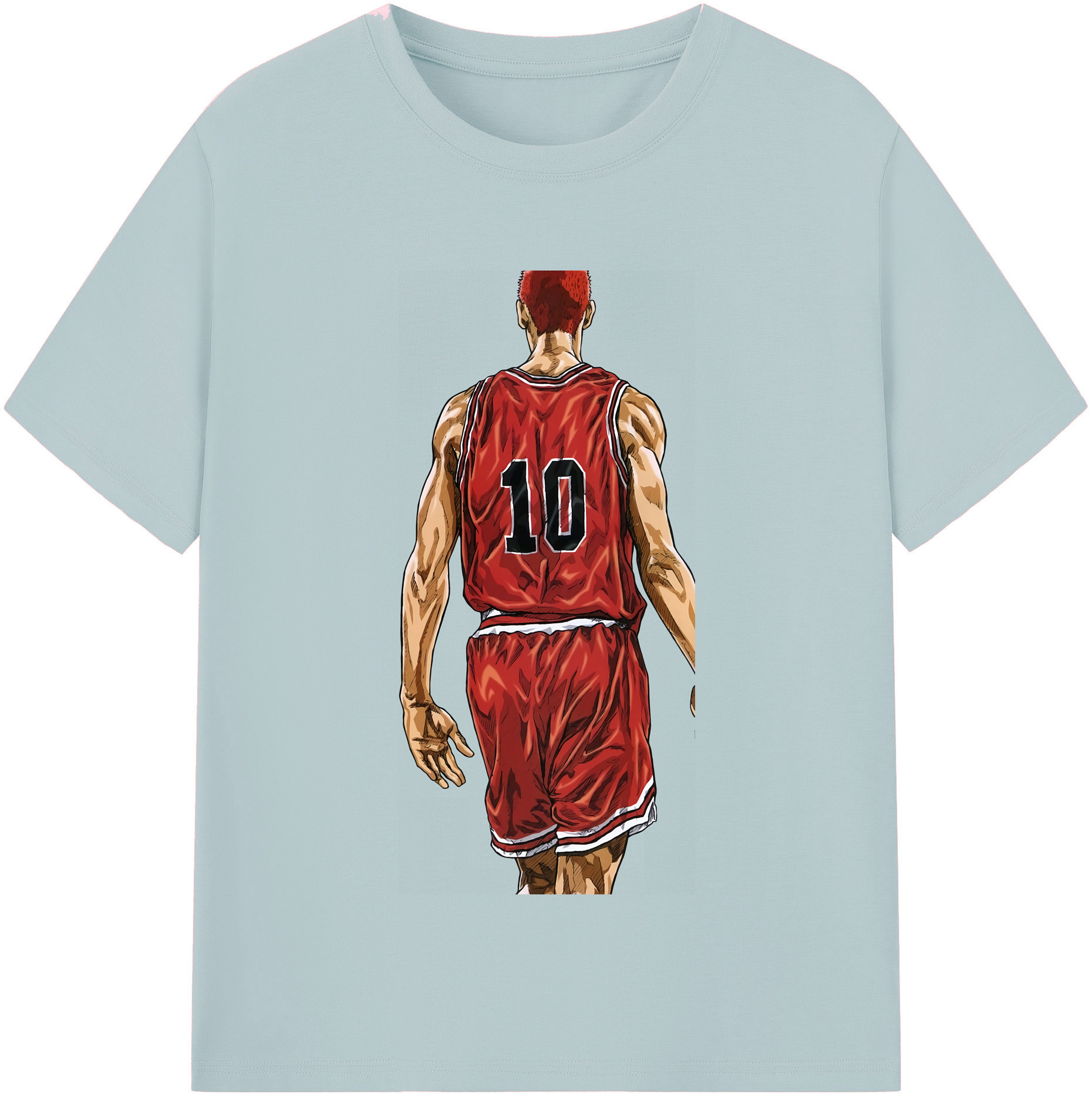 SLAM DUNK／スラムダンク 綿100％半袖Tシャツ（フロントプリント）